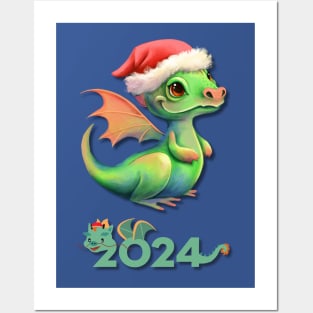 New Year's dragon. 2024 Posters and Art